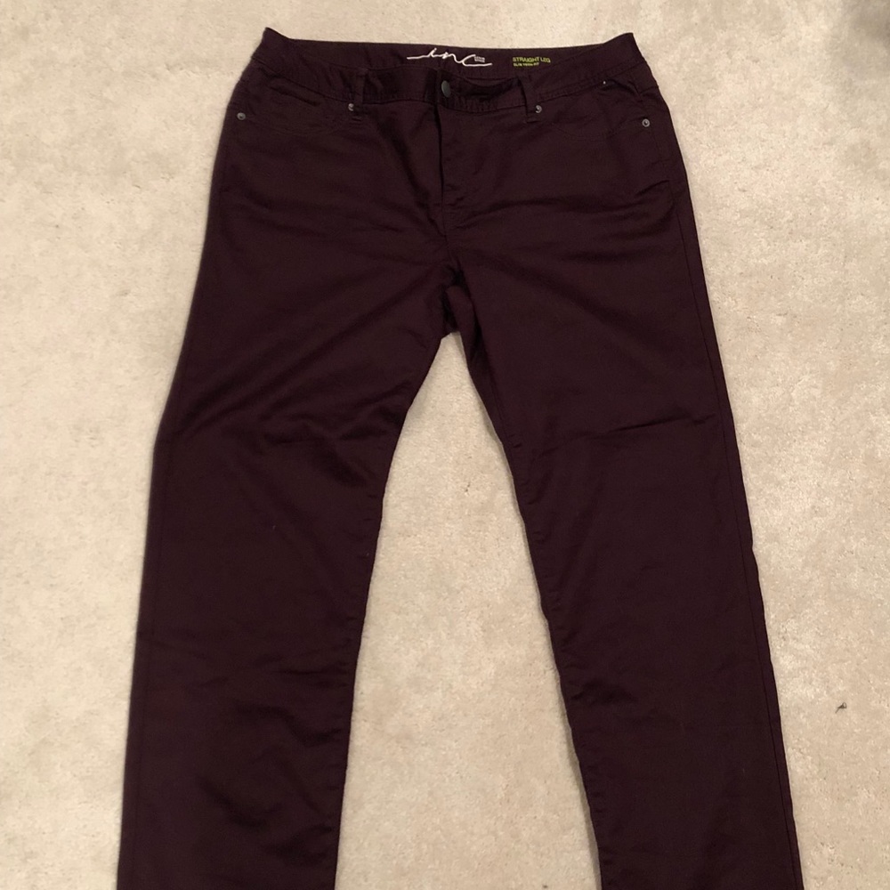Inc wine colored pants